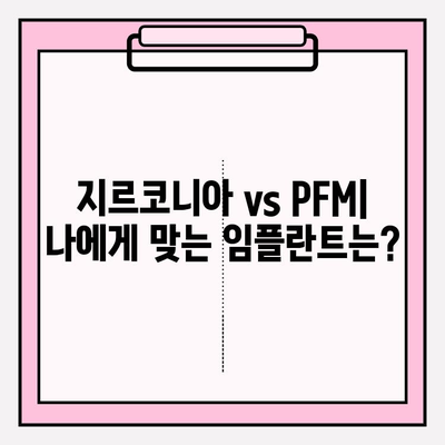 거제동 임플란트, 지르코니아 vs PFM| 어떤 재료가 나에게 맞을까? | 임플란트 종류, 거제동 치과, 재료 비교