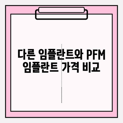 PFM 임플란트| 미소의 내구적인 솔루션 | 장점, 단점, 가격 비교, 시술 후기