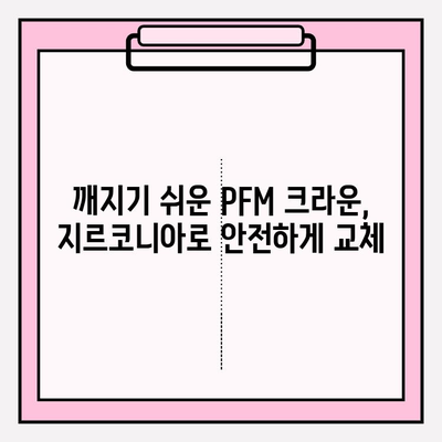 PFM 임플란트 크라운 파손, 지르코니아로 교체하는 성공적인 사례 | 임플란트 크라운, 파손, 지르코니아 교체, 치과