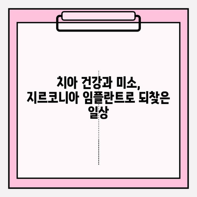 임플란트 성공 사례| 지르코니아 SCRP 크라운 적용 | 임플란트, 지르코니아, 치과, 심미 치료, 임상 사례