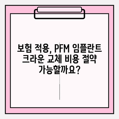 PFM 임플란트 크라운 파손 시 보철 교체 비용 가이드 | 치과, 임플란트, 보철, 비용, 정보