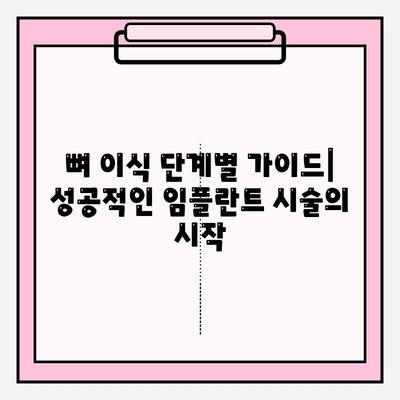 임플란트 뼈 이식| 단단한 고정을 위한 과정 | 단계별 가이드, 성공적인 임플란트 시술