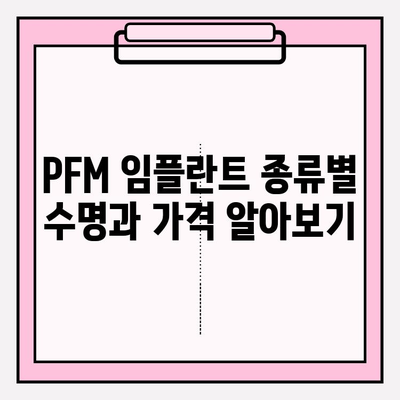 PFM 임플란트 수명을 좌우하는 재료 선택의 비밀 | 임플란트 재료, PFM 임플란트 수명, 임플란트 종류, 임플란트 가격, 임플란트 시술