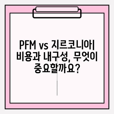 PFM vs 지르코니아 임플란트 크라운| 무엇이 나에게 맞을까? | 임플란트, 치과, 비용, 장단점 비교