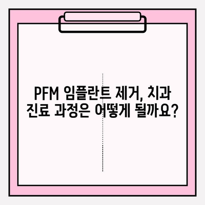 PFM 임플란트 제거| 언제 필요할까요? 대안과 함께 알아보기 | PFM 임플란트, 제거, 대안, 치과, 임플란트