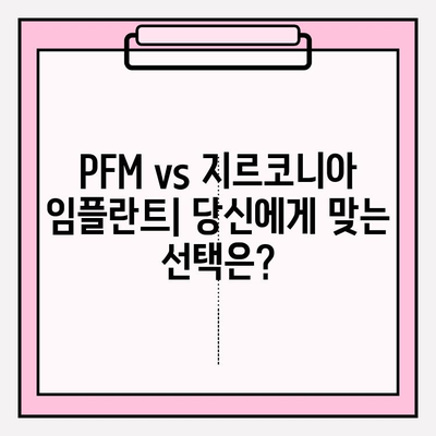 PFM vs 지르코니아 임플란트| 장기 임상 결과 비교 분석 | 임플란트 종류, 장단점, 선택 가이드