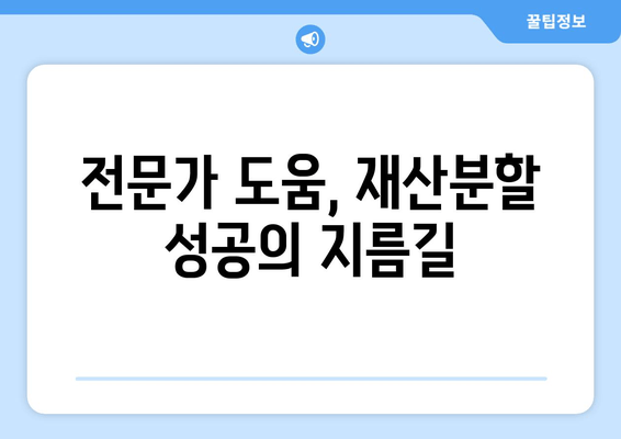 이혼 재산분할, 전문가 도움이 필요한 이유 | 재산분할, 조력, 법률, 이혼, 변호사