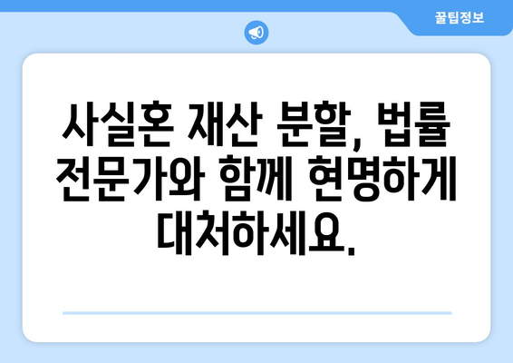 사실혼 재산 분할 갈등, 효과적인 대변 서비스로 해결하세요 | 법률 전문가, 사례 분석, 성공 전략