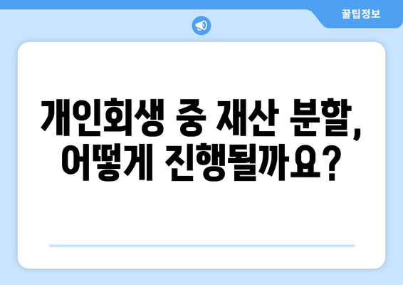 개인 회생 배우자 재산 소득 반영 시 재산 분할 어떻게? | 배우자 재산, 소득, 재산 분할, 개인 회생