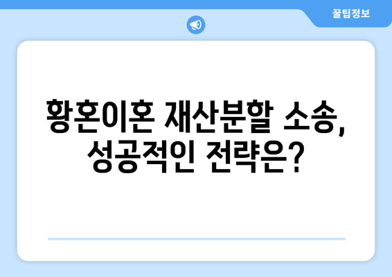 황혼이혼 재산분할 소송, 쟁점과 전략| 주요 논점 심층 분석 | 이혼, 재산분할, 소송, 변호사, 법률