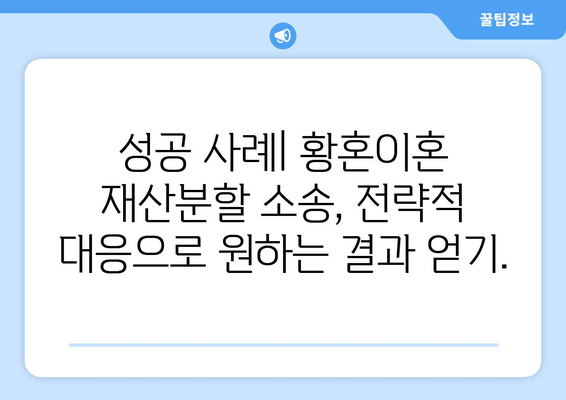 황혼이혼 재산분할 소송, 전략적 승소를 위한 맞춤 전략 | 재산분할, 소송 전략, 변호사, 성공 사례