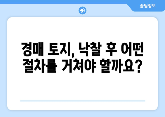 재산 경매 토지 구매 완벽 가이드| 성공적인 투자 전략 | 경매, 토지 투자, 부동산