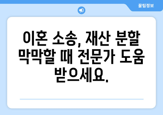 이혼 소송 재산 분할 갈등, 전문가 조력으로 현명하게 해결하세요 | 재산분할, 위자료, 이혼 전문 변호사, 법률 상담, 소송 지원