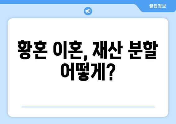 황혼 이혼, 재산 분할 소송의 쟁점과 해결 방안 | 노년층 이혼, 재산분할, 소송 전략