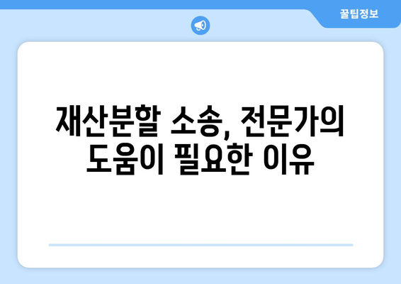 이혼소송 재산분할 분쟁, 법률 대변인이 어떻게 도울까요? | 재산분할, 변호사, 소송, 전략, 성공